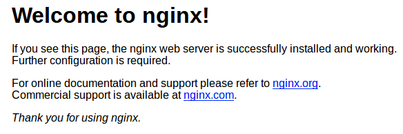 Nginx-Default-Page 如何在 Windows 10 WSL 上安装 LEMP Stack