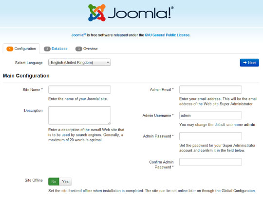 joomla-web-interface 如何在 AlmaLinux 8 上安装 Joomla
