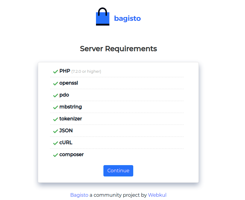 bagisto-web-interface 如何在 Ubuntu 20.04 LTS 上安装 Bagisto