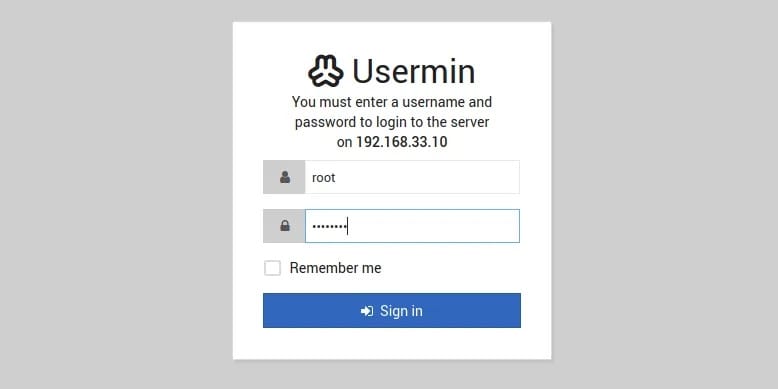 usermin-web-interface