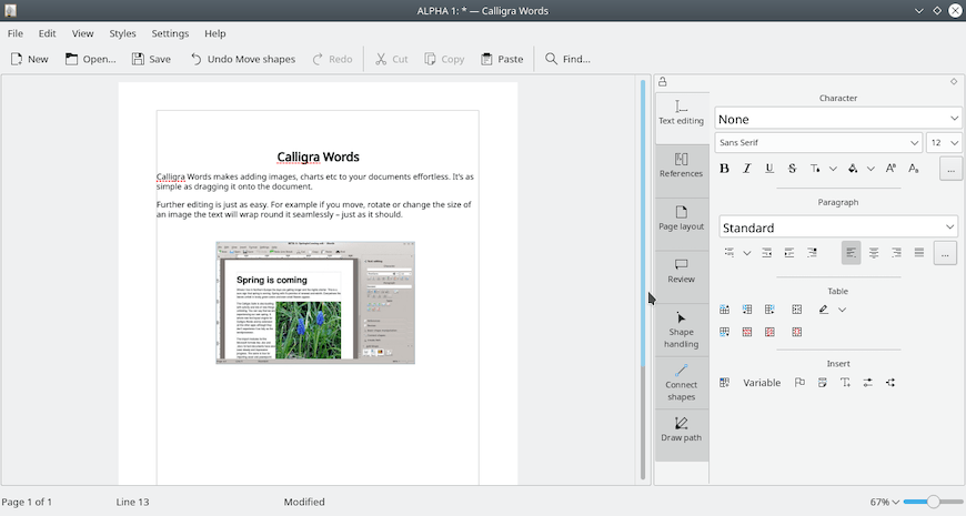 calligra-office-suite 如何在 Ubuntu 20.04 LTS 上安装 Calligra Office Suite