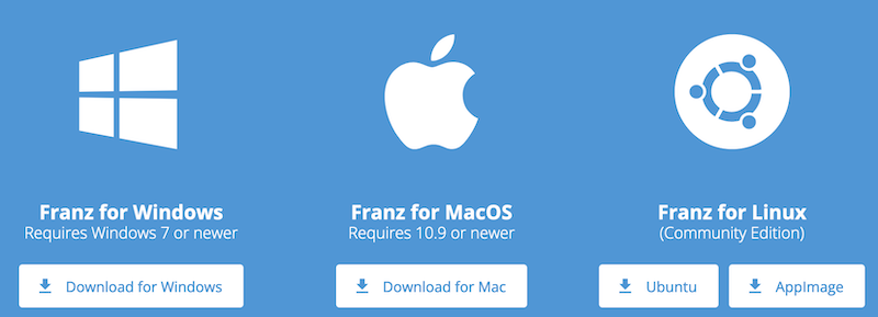meetfranz-linux 如何在 Ubuntu 20.04 LTS 上安装 Franz Messaging