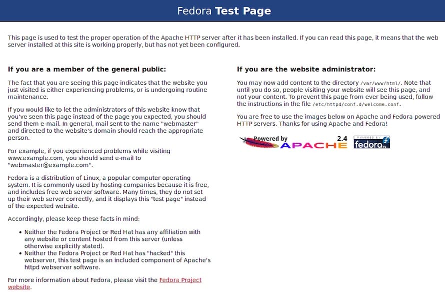 Fedora-apache-test-page-1