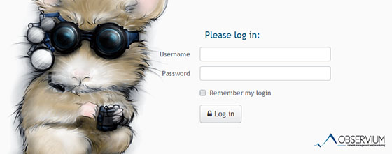 Observium-login-page