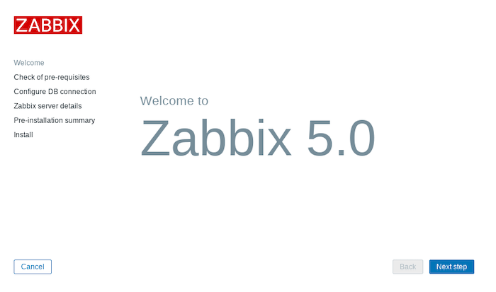 zabbix_5_installation 如何在 AlmaLinux 8 上安装 Zabbix