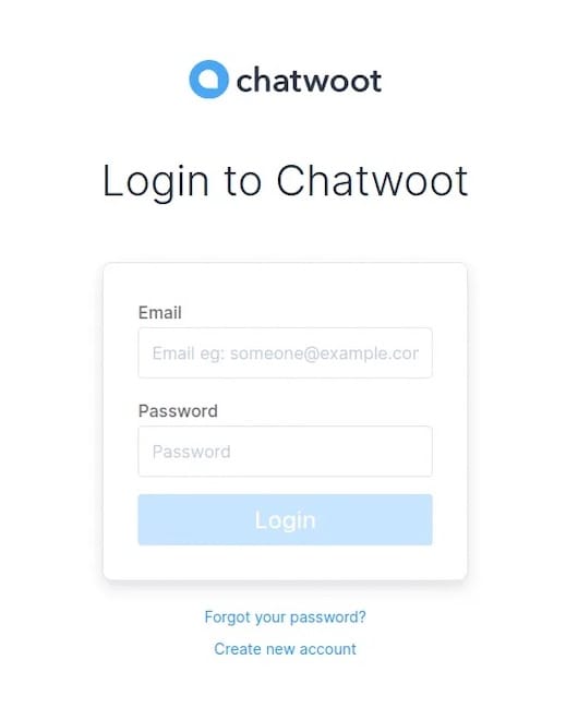 login-chatwoot