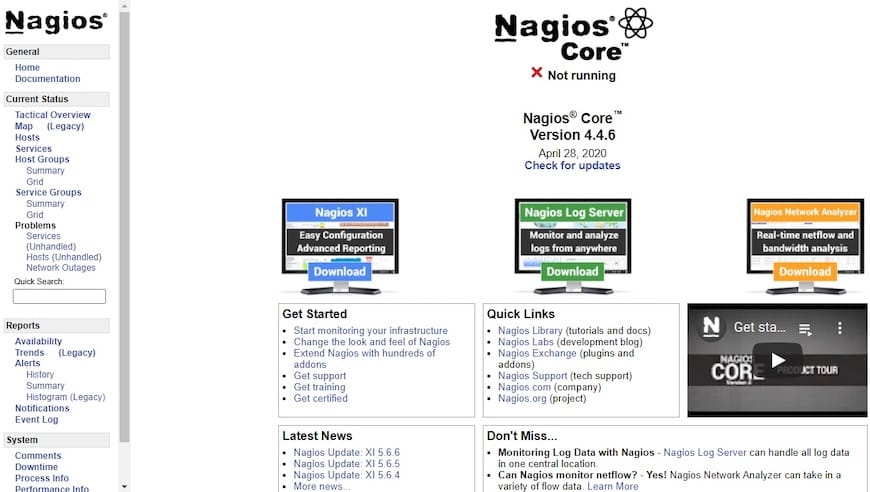 nagios-web-interface