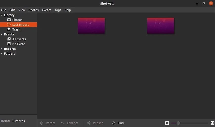 shotwell-user-interface 如何在 Ubuntu 20.04 LTS 上安装 Shotwell