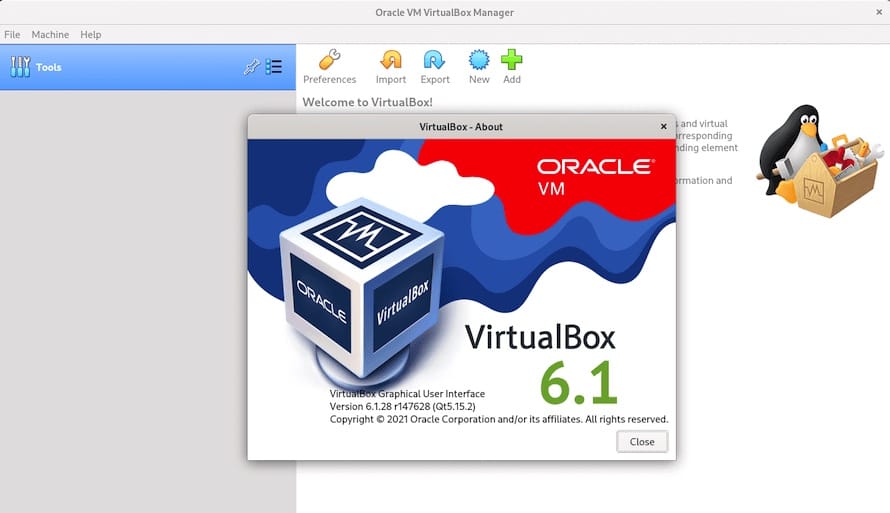 VirtualBox-interface