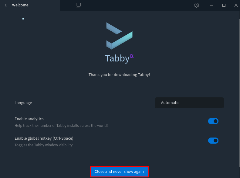Tabby-terminal-linux