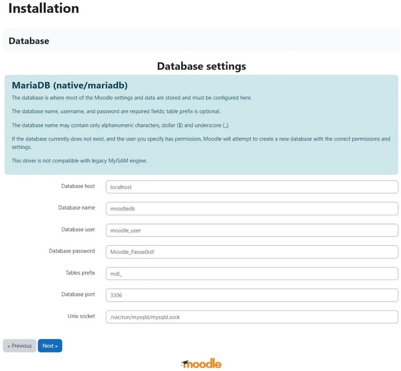 moodle_database_setings