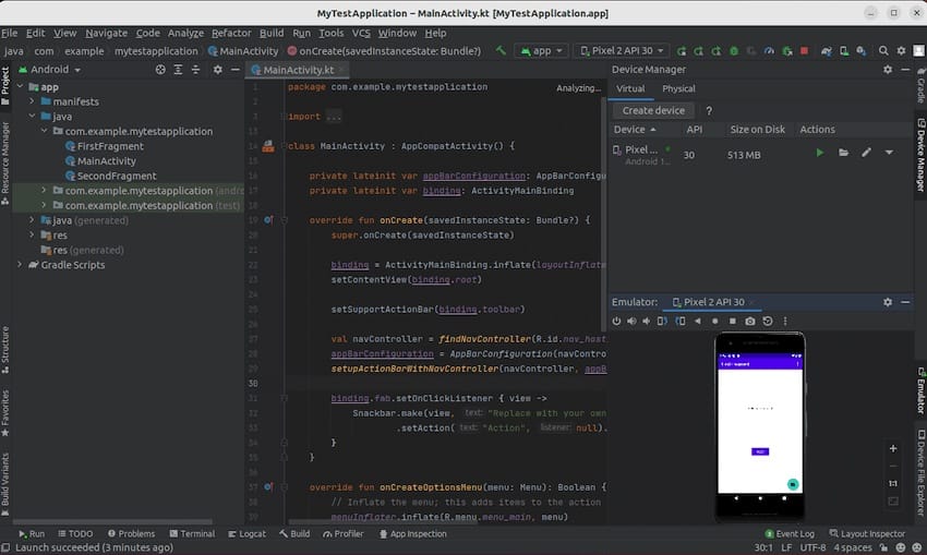 Android-Studio-user-interface