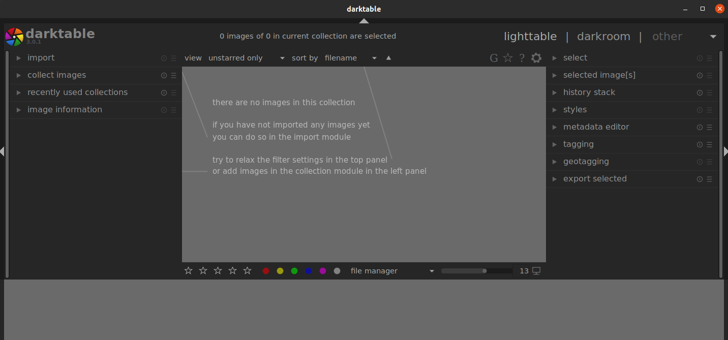 Darktable-UI-client