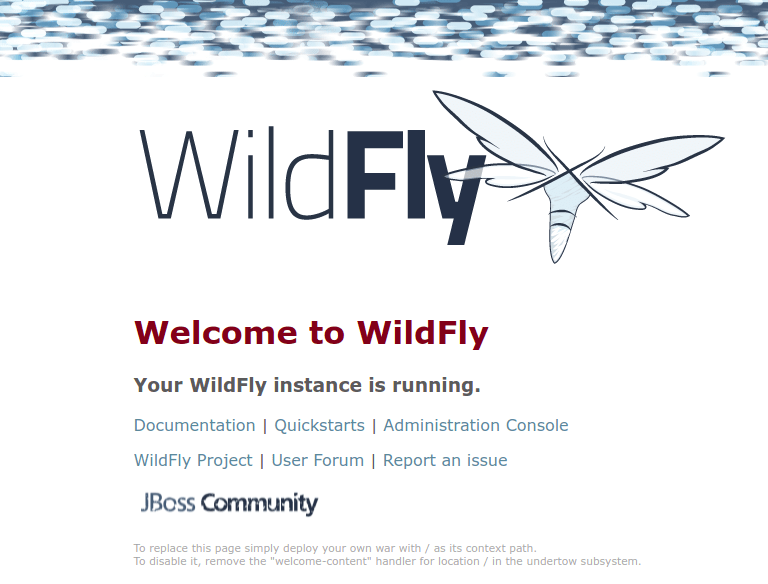 Wildfly-web-interface