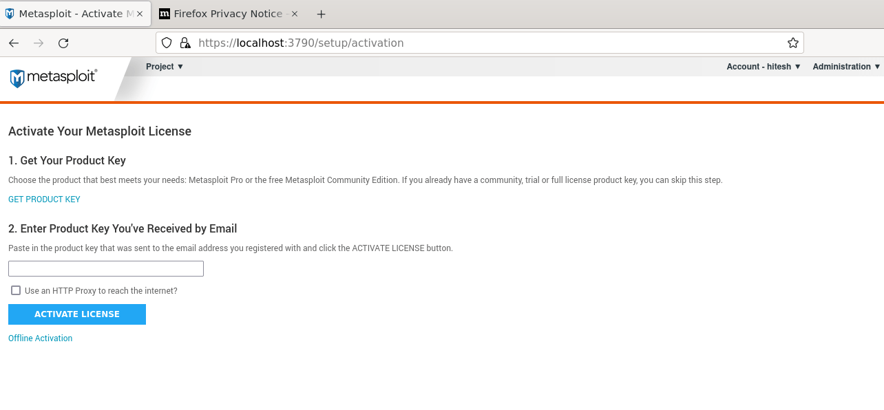 metasploit_framework_activate_key 如何在 Ubuntu 22.04 LTS 上安装 Metasploit