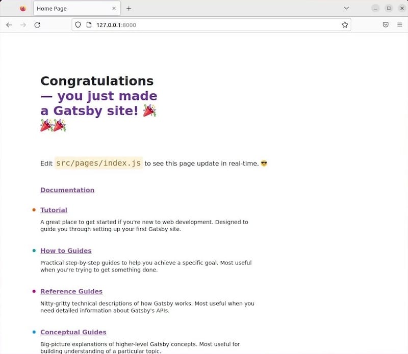 gatsby-web-interface
