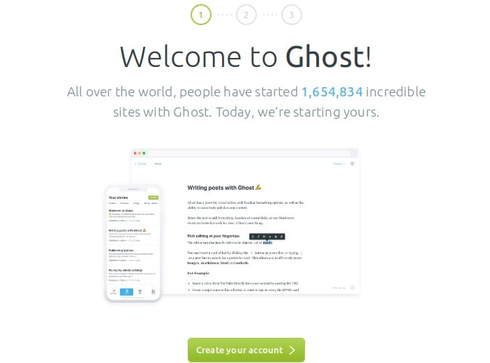 Ghost-web-interface