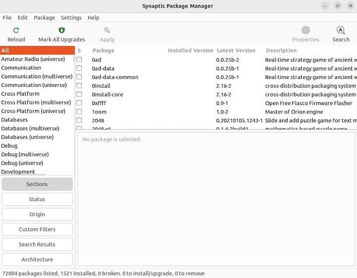 synaptic-package-manager-linux
