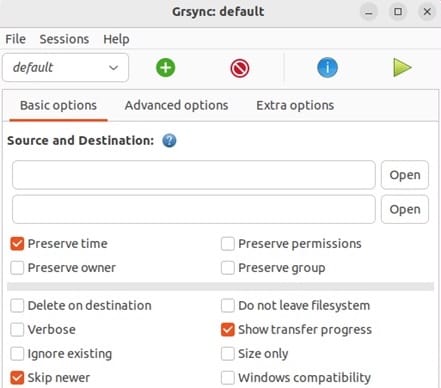 grsync-linux-1