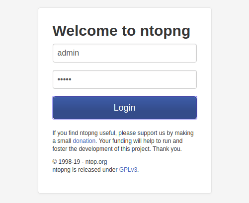 ntopng-web-interface