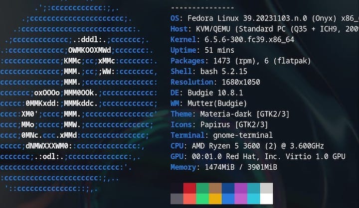 Neofetch-fedora-39