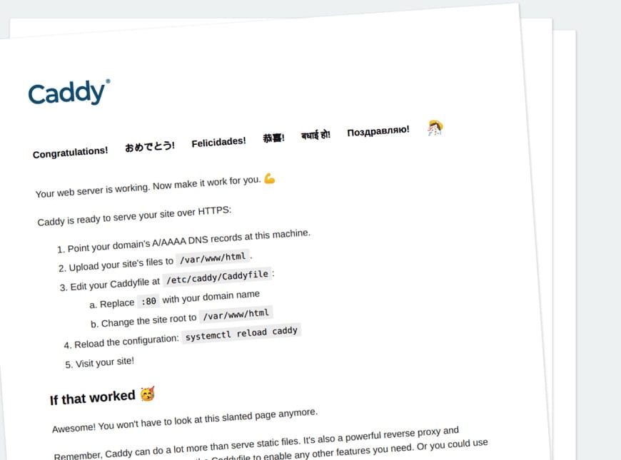 caddy-web-server